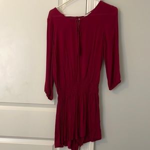 Maroon romper